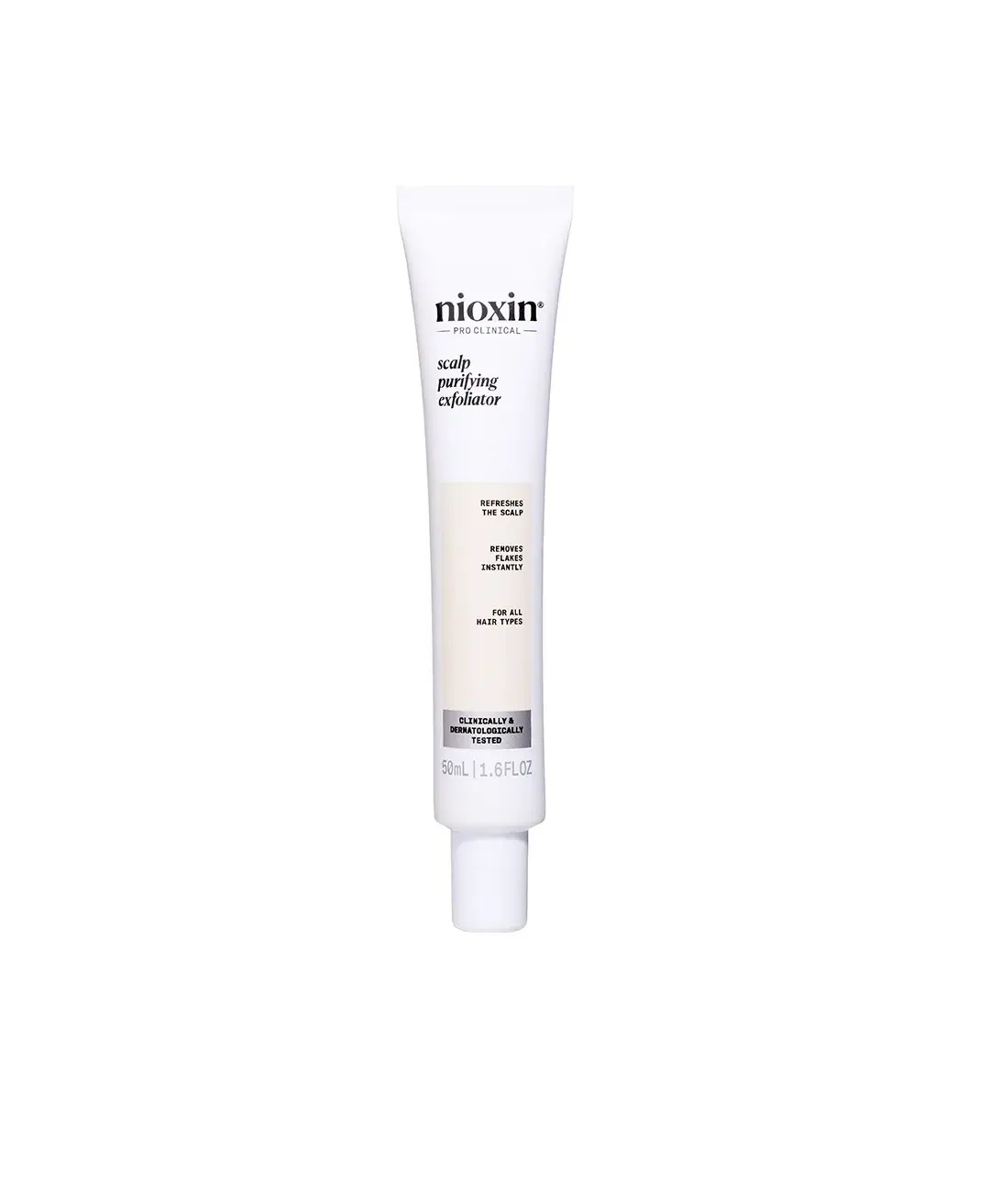 nioxin scalp purifying exfoliator against white background