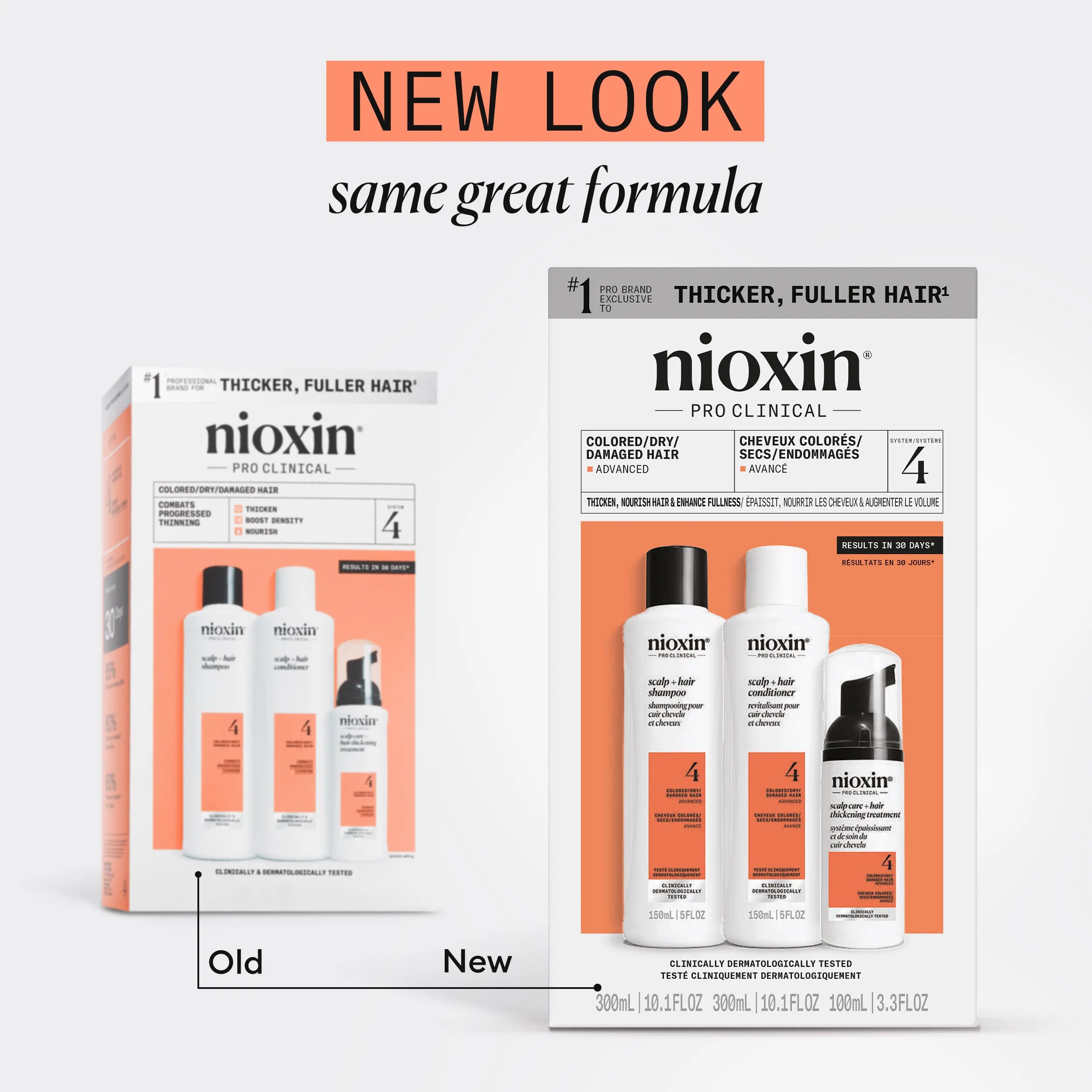 Nioxin System 4 new look, same great formula 