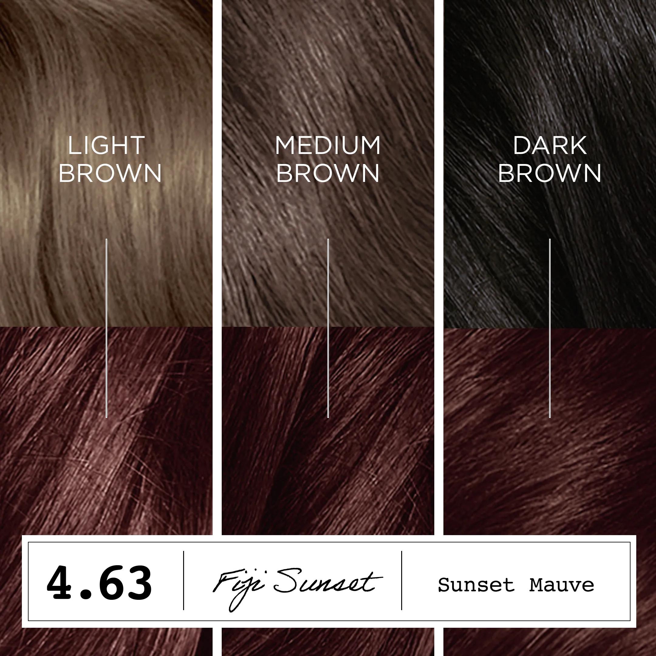 沈香6.7g ColorStrong Zero Ammonia Hair Dye, 4.63 Sunset Mauve | Clairol US