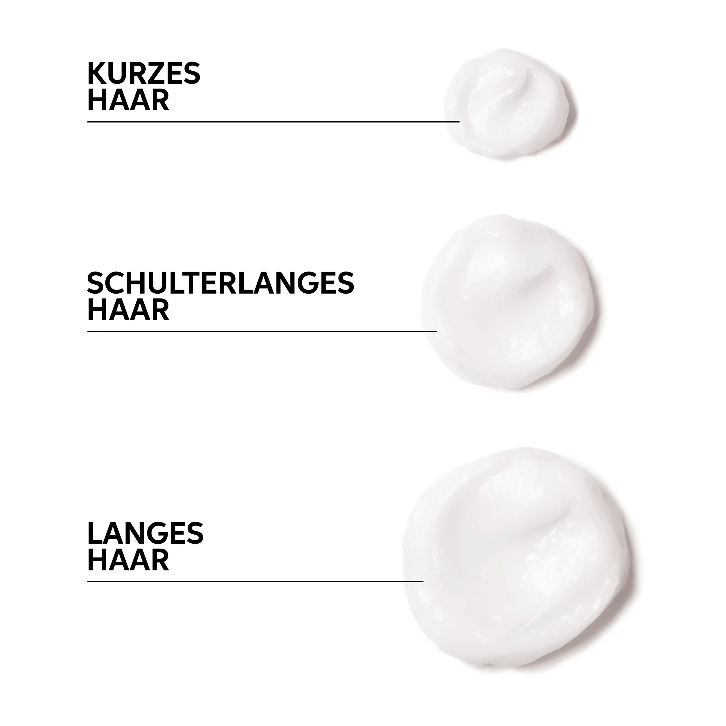 Close-up photograph of three  circular blobs of Elements Renewing Mask product on a white background.
