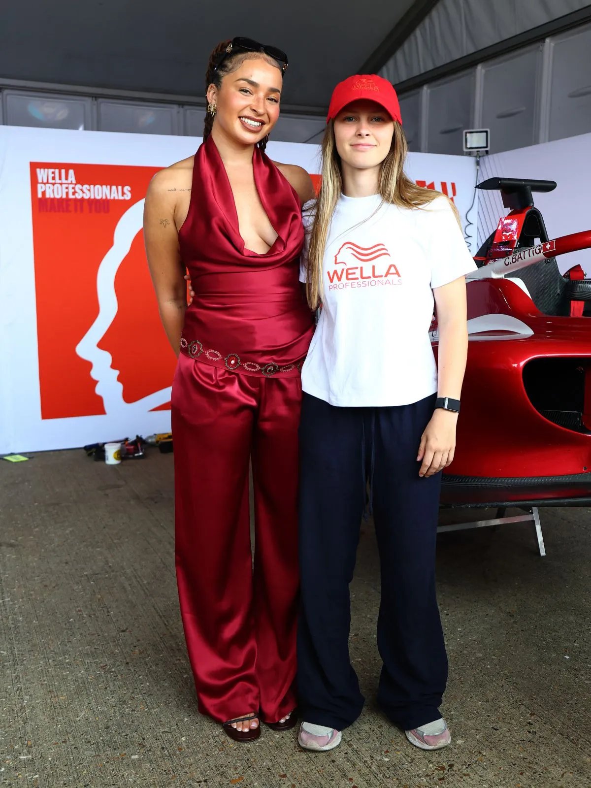 A host of familiar faces stopped by for a race day refresh at our styling stations, including footballers Alessia Russo and Missy Bo Kearns, singer Ella Eyre, and Love Island all-star Lucinda Strafford.