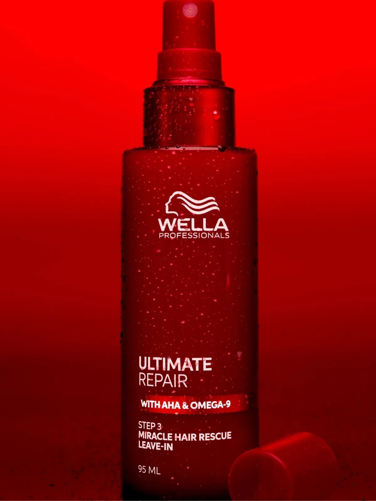 ULTIMATE REPAIR Miracle Hair Rescue on a red background.