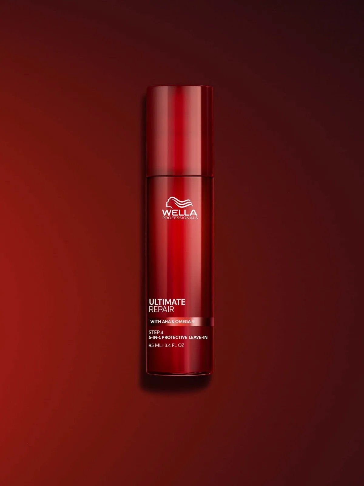 ULTIMATE REPAIR Protective Leave-In on a red background.
