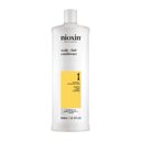nioxin system 1 scalp and hair conditioner bottle against white background