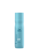 Packshot of INVIGO Balance Shampoo Clean Scalp blue bottle
