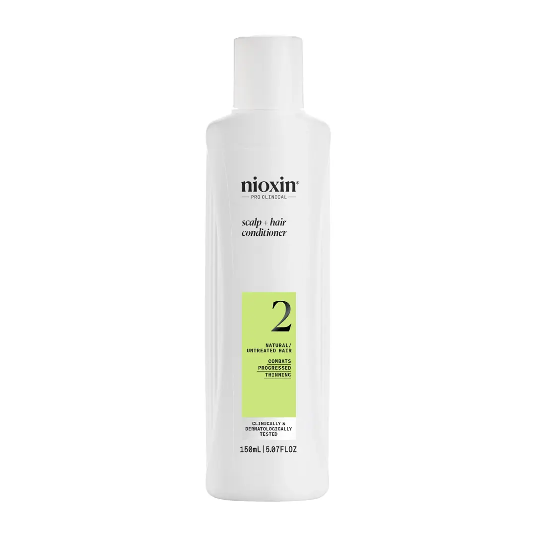 Nioxin System 2 Scalp and Hair Conditioner against white background