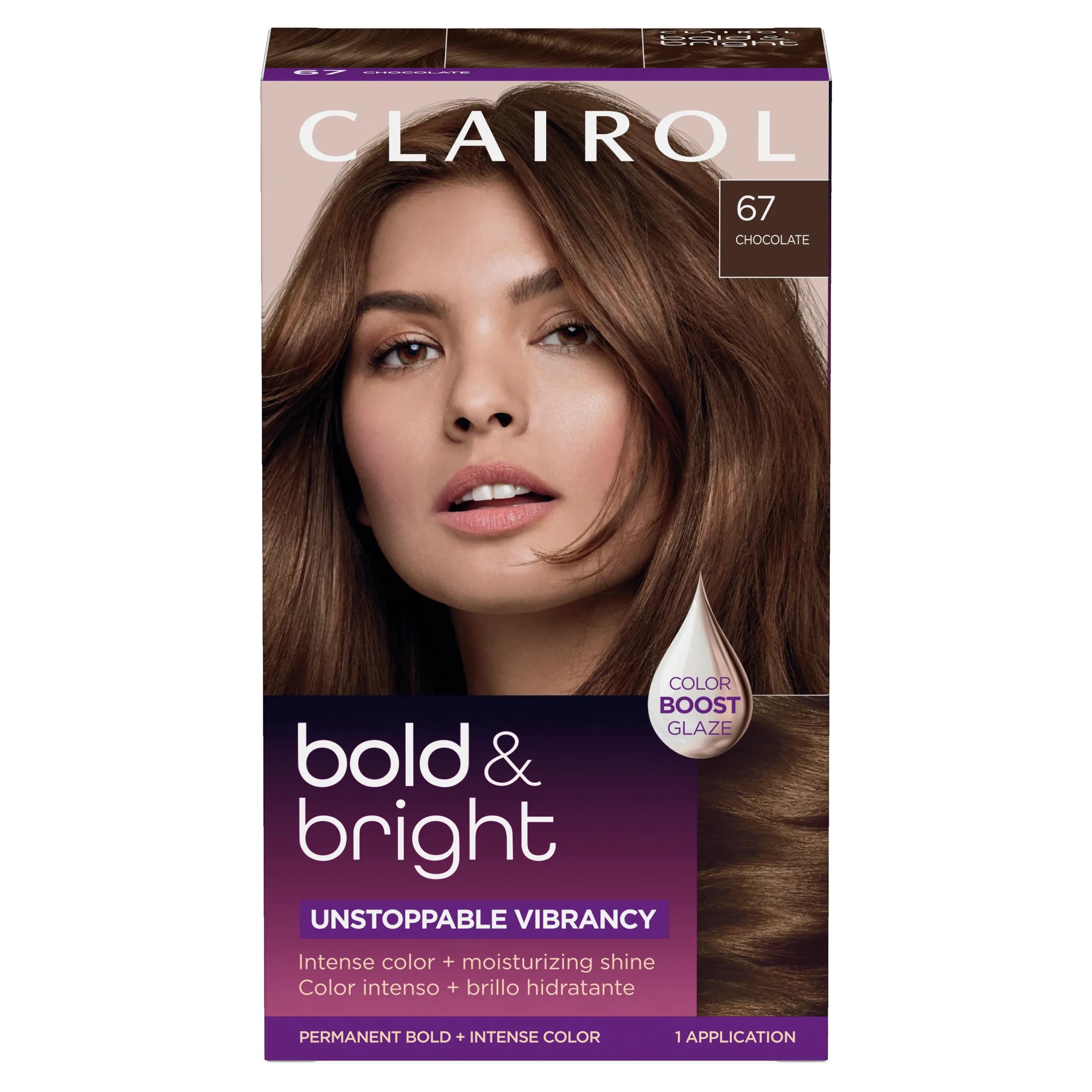 Bold & Bright Permanent Hair Dye, 67 Chocolate | Clairol US
