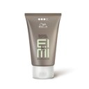 Wella EIMI Rugged Texture hair paste packshot - a pewter bottle with a white lid and mint green EIMI logo.