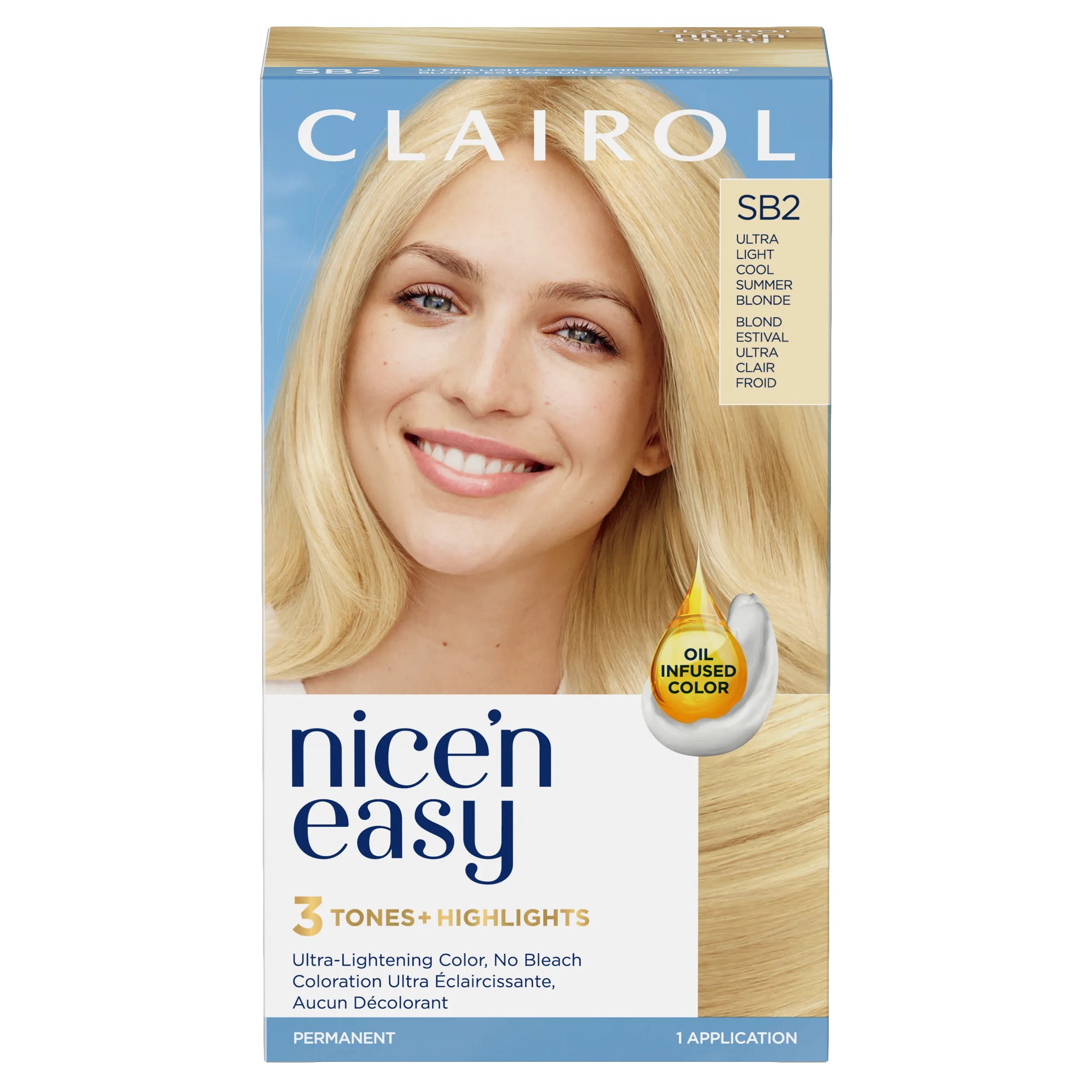 Clairol_NiceNEasy_SB2 Ultra Light Cool Summer Blonde