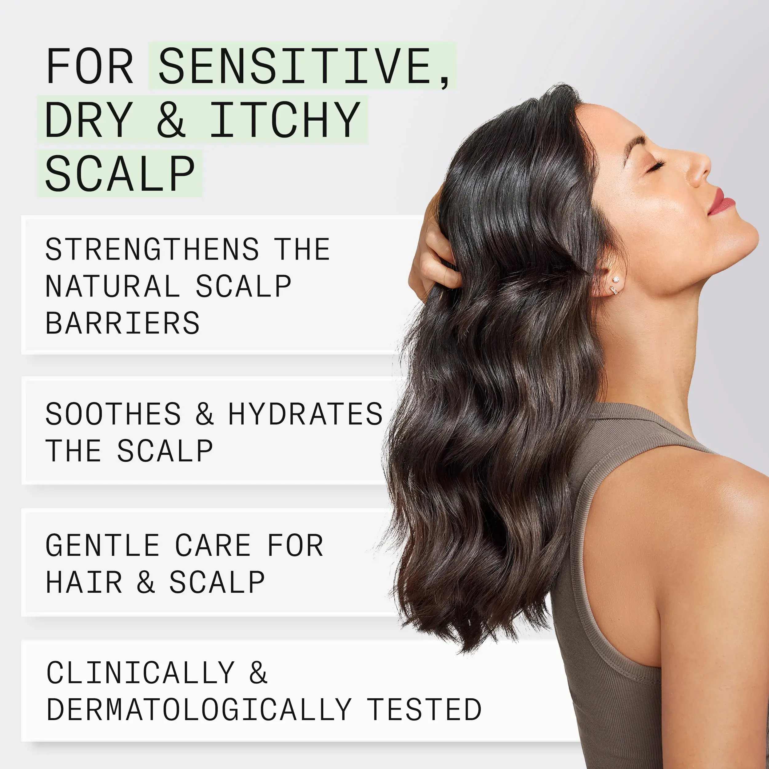 scalp relief for sensitive, dry and itchy scalp
