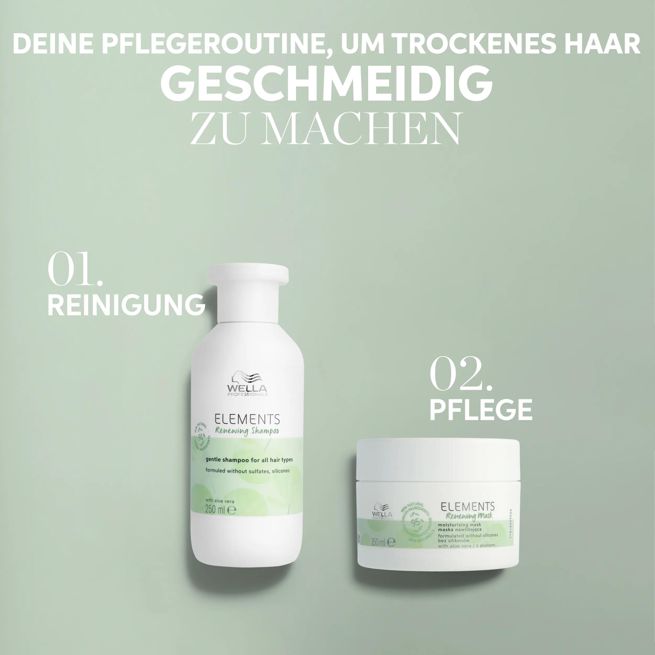 Wella Care Elements Stärkende Maske – 2x 150 Ml Für Geschädigtes Haar