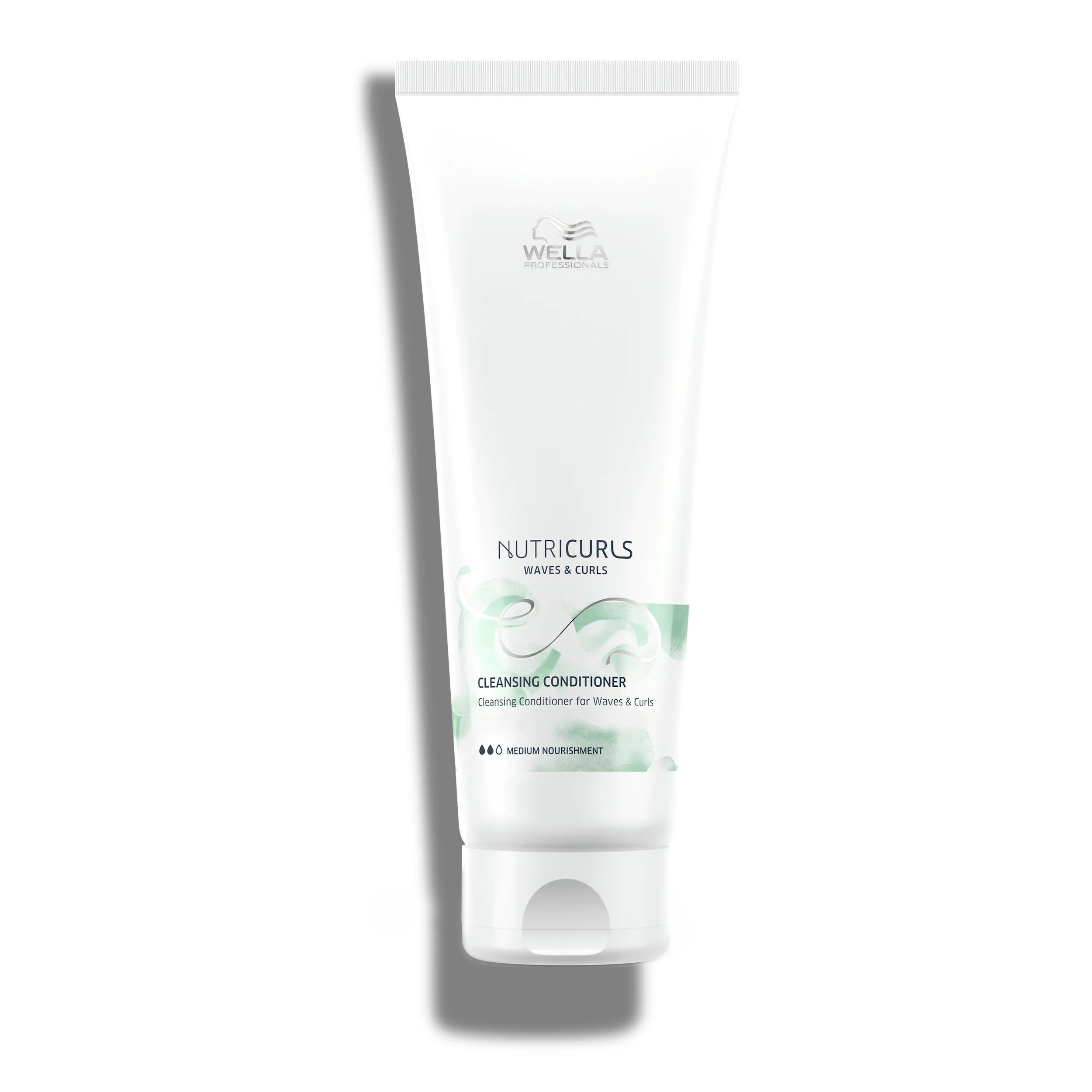 Tube of Wella Professionals NutriCurls Waves & Curls Cleansing Conditioner.
