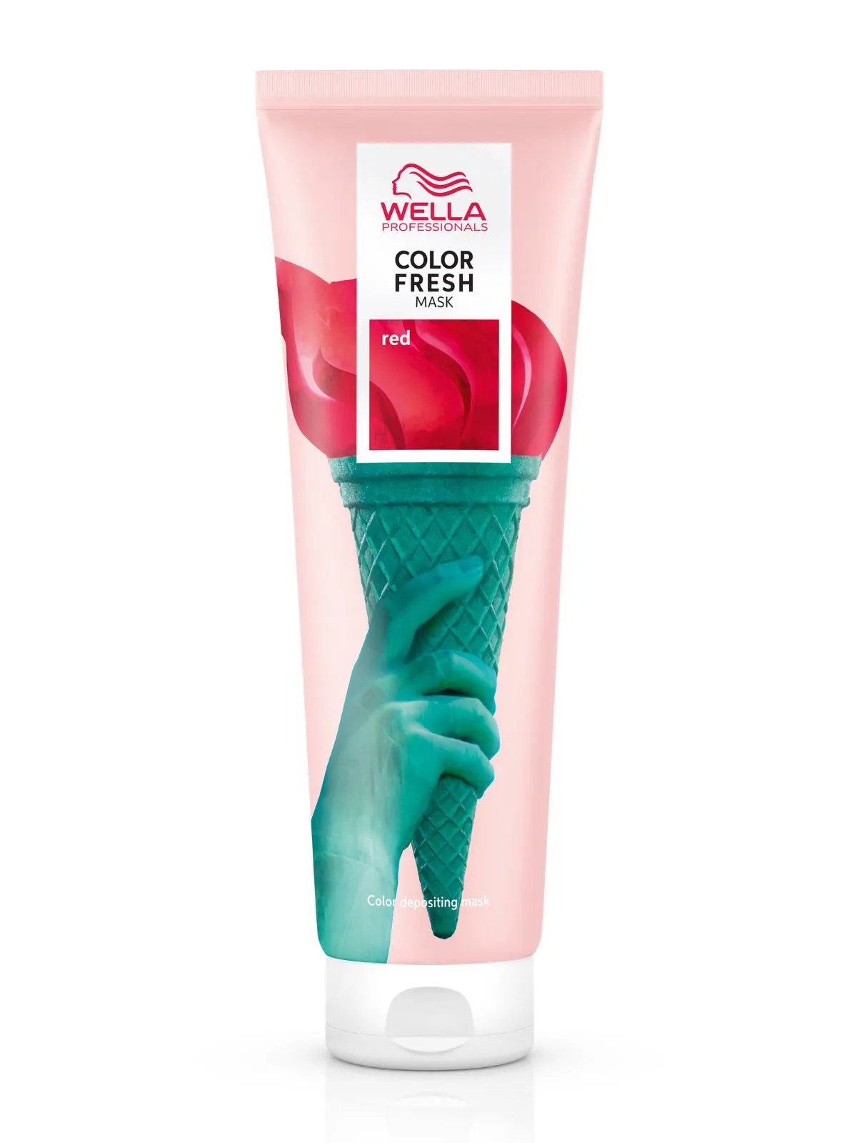 Color Fresh Mask in Red.