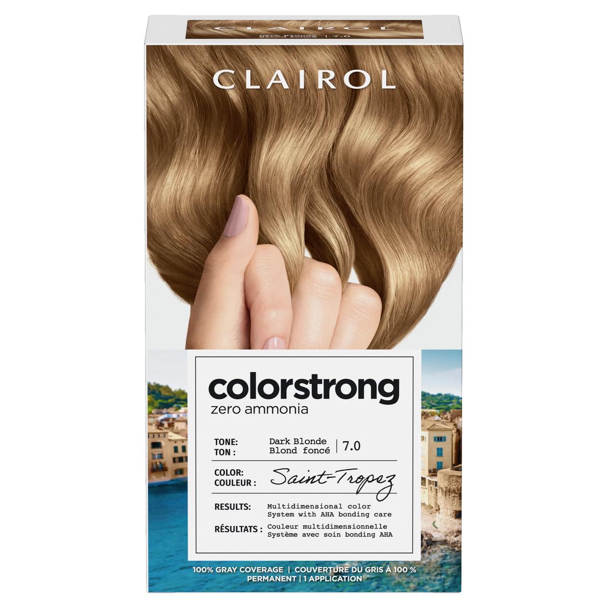 ColorStrong Zero Ammonia Hair Dye, 7.0 Dark Blonde | Clairol US