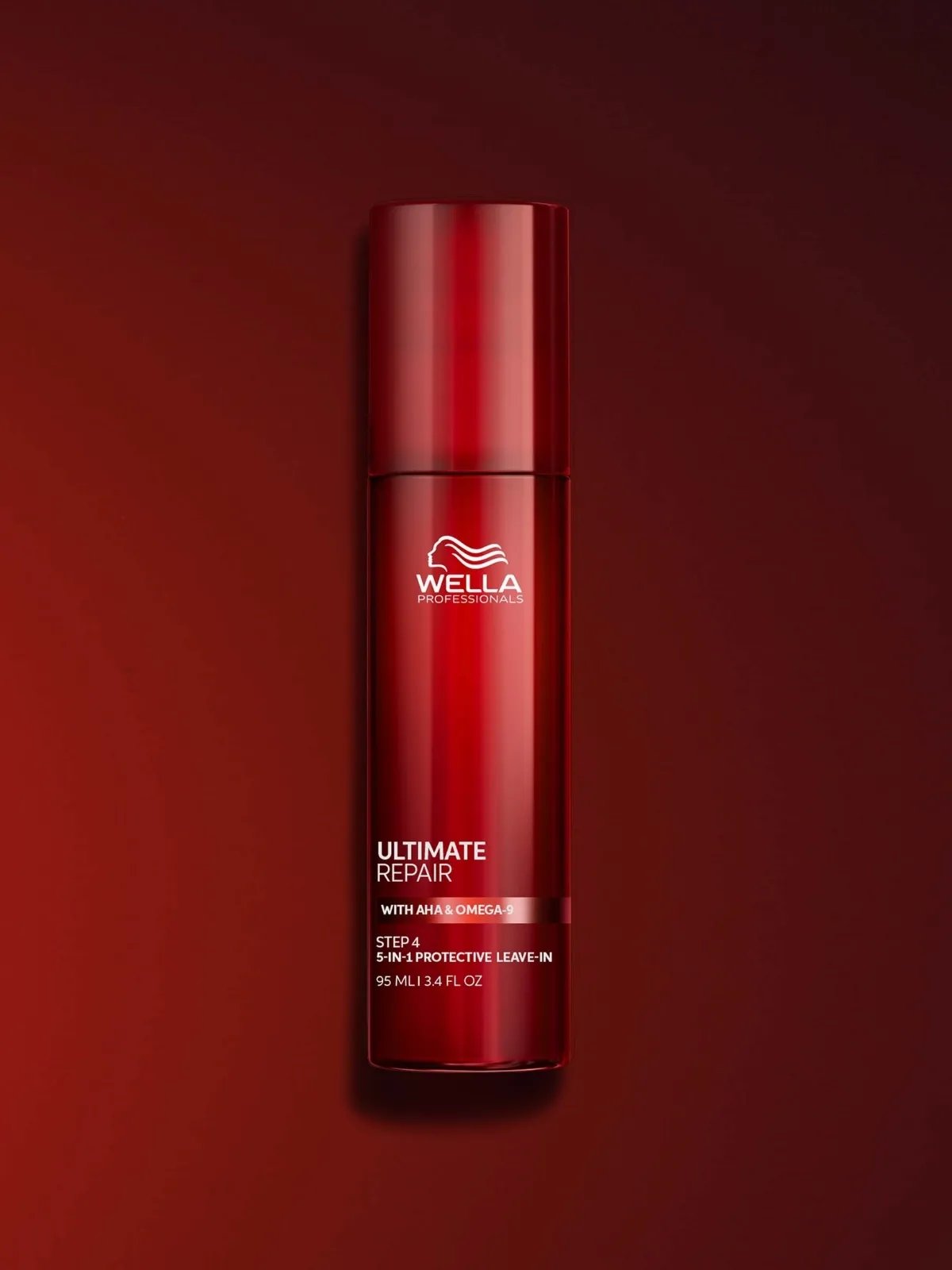 ULTIMATE REPAIR Protective Leave-In on a red background.