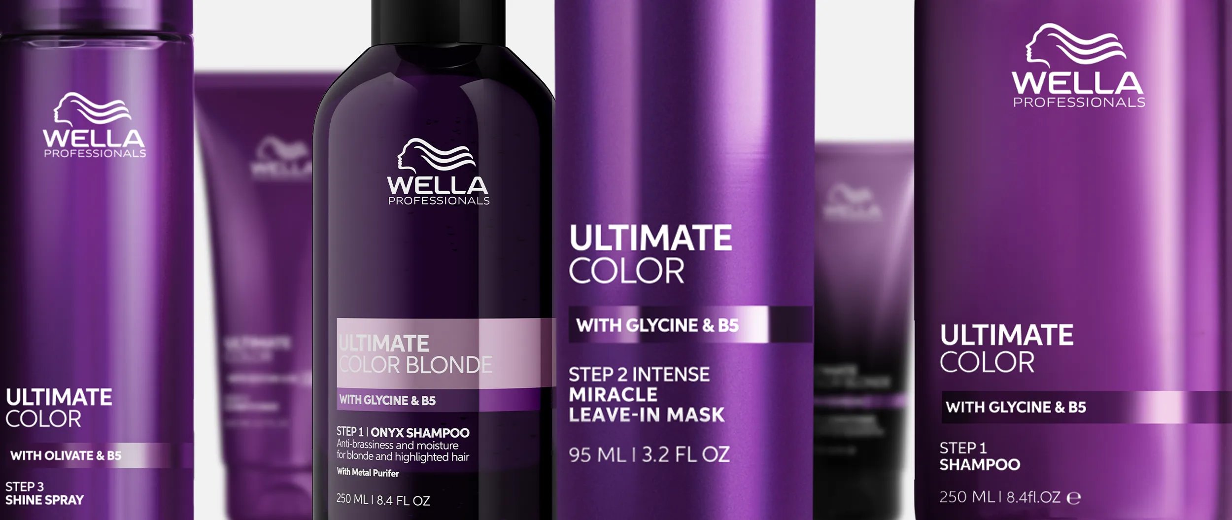 Image product shot of Wella Professionals' Ultimate Color range.